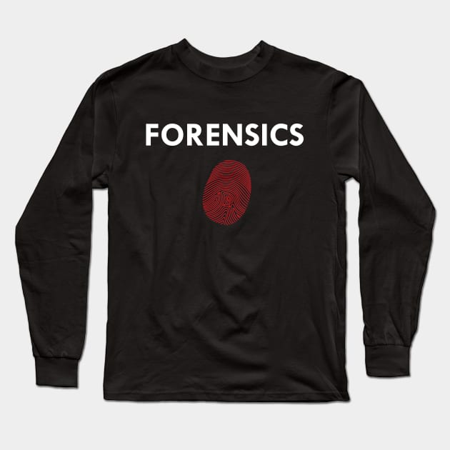 Forensics Long Sleeve T-Shirt by KC Happy Shop